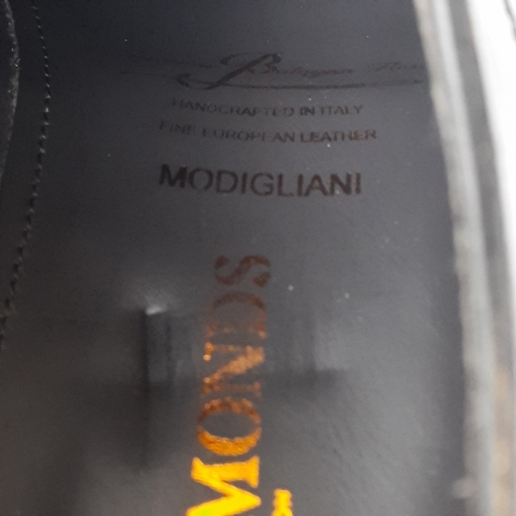 ALLEN EDMONDS Modigliani Wingtip Oxford Brogue Italy Leather Flex Brown 11.5 D - Picture 9 of 13